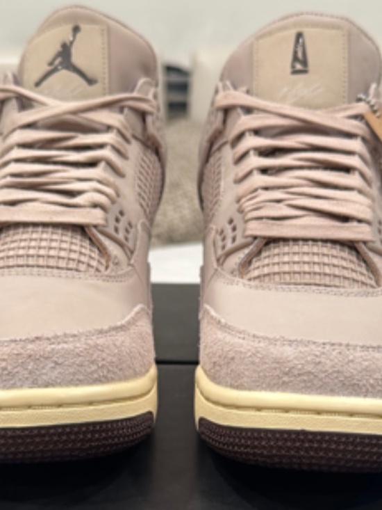 A MA MANIÉRE X WMNS JORDAN 4 RETRO \'FOSSIL STONE\' Women Size 12.5 Men’s Size 11 main image 6
